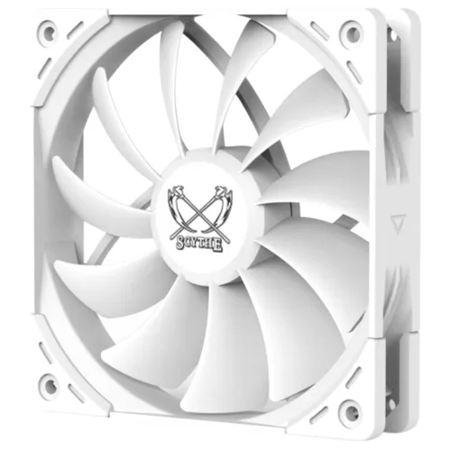 Vista 10 de Scythe Kaze Flex II 120 PWN - 1200 RPM, 1200 RPM, 4.724 in x 0.984 in, flujo de aire optimizado y silencioso ventilador de carcasa de computadora