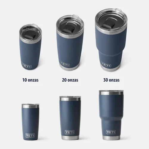 Vista 8 de YETI Rambler - Vaso de acero inoxidable con aislamiento al vacío de 20 onzas con tapa MagSlider amarillo (Firefly Yellow)