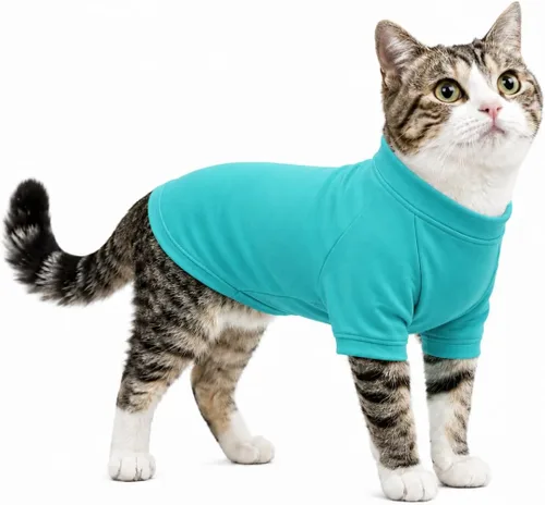 Vista 47 de Lovelonglong Sudadera para perro, otoño, invierno, clima frío, camisetas para perros pequeños, medianos y grandes, ropa de chihuahua, color negro, XS