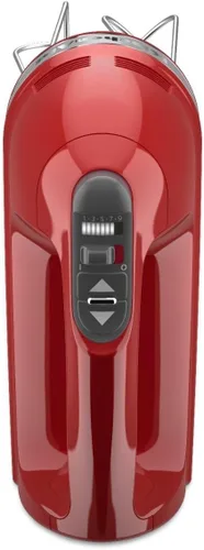 Vista 4 de KitchenAid Batidora de mano de 9 velocidades + paquete de batidora de mano con cable de velocidad variable Rojo imperio