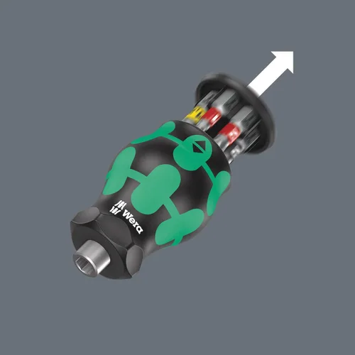 Vista 4 de Wera 05008873001 Kraftform Kompakt Stubby magazine 1, 6 piezas