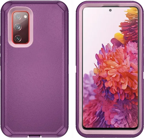Vista 3 de Asuwish Funda de teléfono para Samsung Galaxy S20 FE Gaxaly S 20 FE 5G UW de 6.5 pulgadas con protector de pantalla, cubierta híbrida a prueba