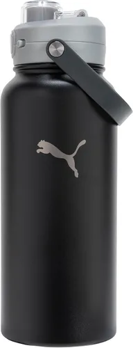 Vista 18 de PUMA Botella de agua de acero inoxidable aislada de 32 onzas unisex para adultos con asa de transporte