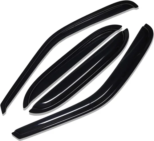 Vista 6 de Lightronic Visera de ventana con cinta adhesiva extra duradera, compatible con Chevrolet Tahoe 2000-2006 y GMC Yukon, Yukon Denali 2001-2006