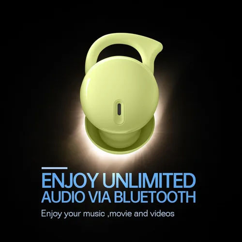Vista 6 de Audífonos invisibles para dormir, pequeños y cómodos, con bloqueo de ruido, mini auriculares inalámbricos Bluetooth 5.3, auriculares intraurales