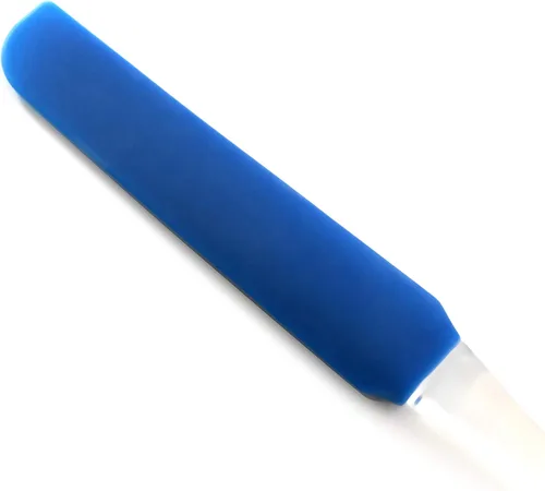 Vista 2 de Norpro Tarro de silicona/espátula de glaseado, azul, 10.5in/26.5cm, como se muestra