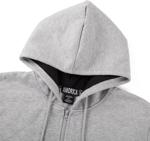 Vista 3 de ANGELA BEBE Conjunto deportivo para hombre, 2 piezas, sudadera con capucha y sudadera para hombre