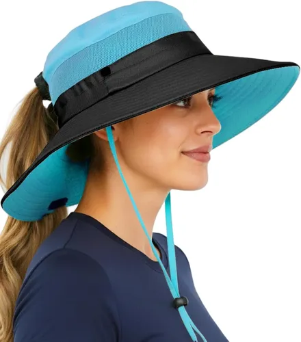 Vista 12 de GearTOP Safari Hat for Men Sun Hats for Women UV Protection UPF 50+ Fishing, Gardening, Hiking Hat (22-23 1/2")