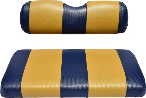 Vista 6 de Funda de repuesto para carrito de golf Club Car Precedent - Asiento de banco delantero - Vinilo marino premium - Costuras de 5 paneles - Instalación