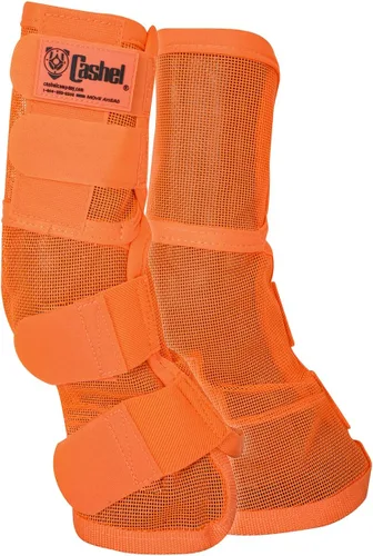 Vista 6 de Cashel Crusader Leg Guard Botas con mosca, color azul, caballo