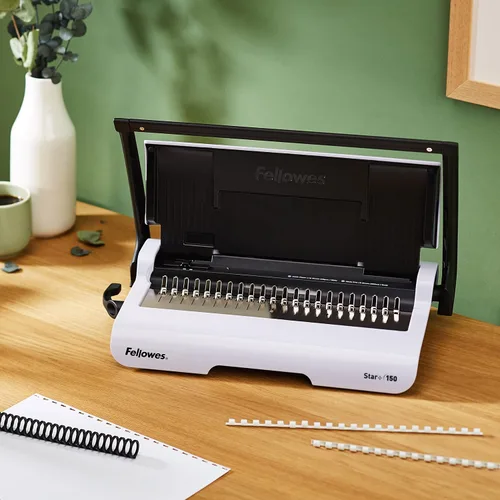 Vista 2 de Fellowes Star+ (5006501) - Máquina de encuadernación de arillos, 3.1" x 17.7" x 9.8