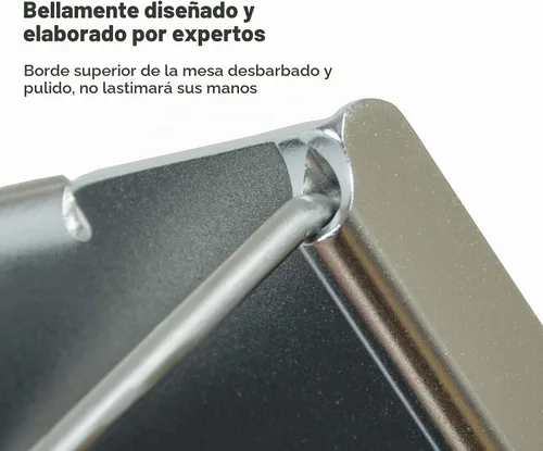 Vista 9 de iClimb Mini mesa plegable individual ultraligera y compacta para mochileros, camping, senderismo, playa, picnic (azul - S)