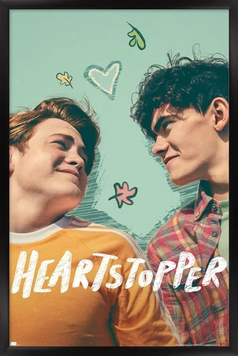 Vista 8 de Trends International Netflix Heartstopper: Temporada 1 - Póster de pared de una hoja Versión enmarcada Barnwood