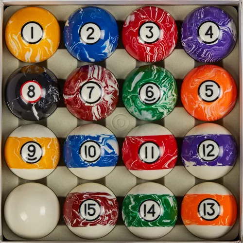 Vista 7 de Collapsar Pelotas de billar de lujo de 2-1/4 pulgadas estilo mármol remolino bola de billar juego completo de 16 bolas (varios estilos disponibles)