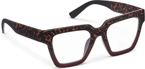 Vista 2 de Peepers by PeeperSpecs womens Take a Bow Oversized Square Blue Light Blocking Reading Glasses