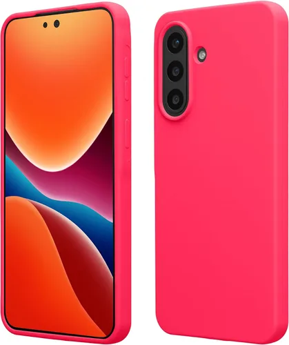 Vista 250 de kwmobile Funda Compatible con Samsung Galaxy A14 5G - Funda de teléfono de TPU y silicona con acabado suave - Verde Lima