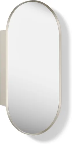 Vista 36 de Kohler 35573-BNL Verdera® - Espejo de gabinete de medicina enmarcado, diseño cápsula, interior espejado, gabinete de baño, estantes de vidrio