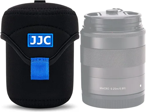 Vista 11 de JJC Funda pequeña para lente de cámara para lentes de hasta 3.1x3.1