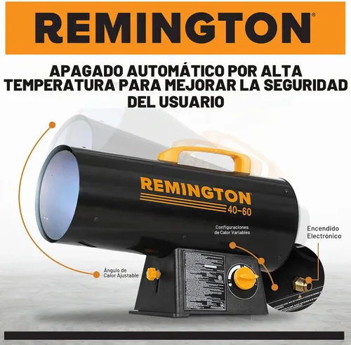 Vista 4 de Remington BTU para calefacción.