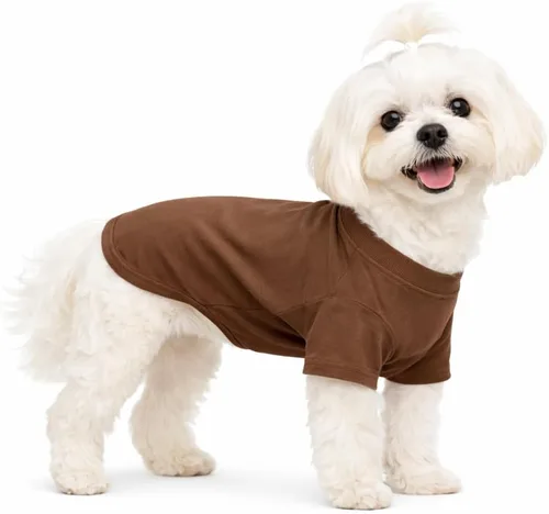Vista 134 de Lovelonglong 2019 - Ropa para mascotas, Disfraces para Perro, Ropa Camisetas en blanco para Perros Grande Medianos Pequeños 100% Algodón 18