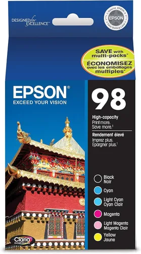 Vista 2 de Epson T098120 Claria - Cartucho de tinta negra de alta definición, 2 unidades Paquete de 2