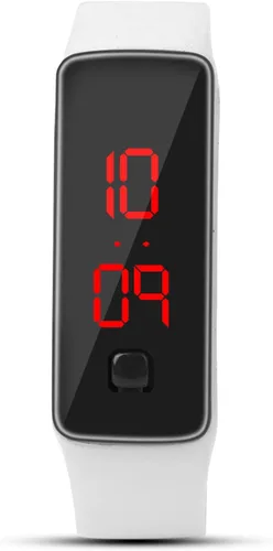 Vista 9 de Zetiling Reloj LED, reloj para niños, reloj de pulsera LED, reloj de pulsera deportivo digital con correa de silicona, reloj electrónico