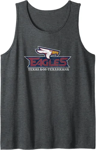 Vista 3 de Texas A&M-Texarkana TAMUT Eagles - Camiseta sin mangas grande, Negro