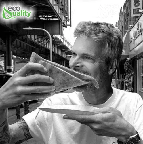 Vista 9 de EcoQuality Platos de papel desechables blancos de 6 pulgadas, sin revestimiento, pequeños, platos de papel blanco desechables para todos los días