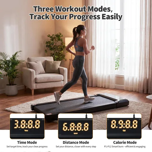 Vista 4 de NEWBULIG Almohadilla plegable para caminar con barra de mango, cintas de Negro oscuro