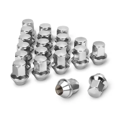 Vista 10 de Dynofit Tuercas de llanta OEM de 0.472 in x 1.5 para fusión 2005-2021, Escape 2001-2026, enfoque 2008-2018, tuercas de rueda de estilo de una pieza
