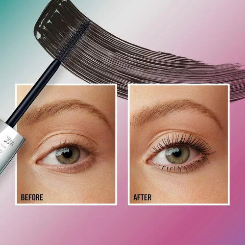 Vista 4 de Rimmel Wonder'Extension - Máscara de pestañas, marrón y negro, 1 unidad