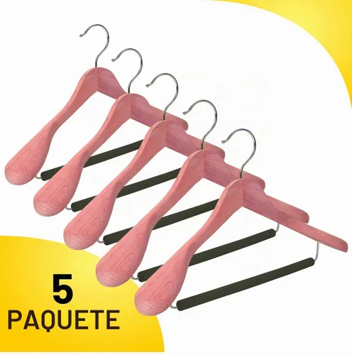 Vista 7 de DEILSY™ - Perchas de cedro para hombre, paquete de 5 perchas anchas