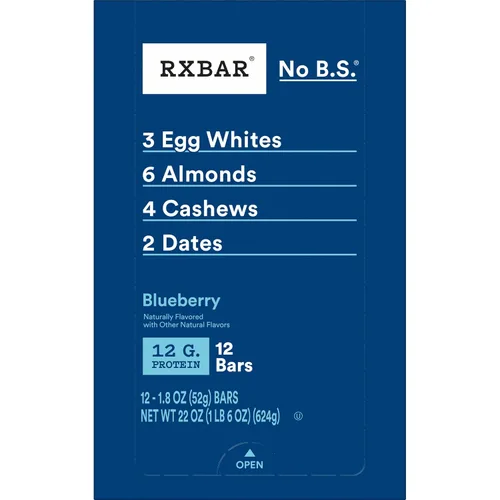 Vista 9 de RXBAR 's Whole Food Protein Bar con 0.42 oz de proteína de clara de huevo y 6 a 8 ingredientes (arándano) (paquete de 6)