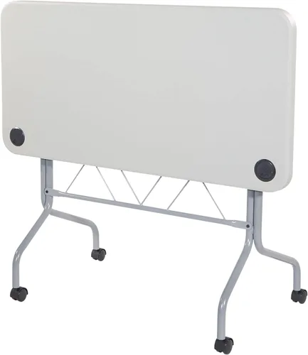 Vista 10 de Mesa cuadrada de resina multiuso Office Star Work Smart 36 x 36 x 29 pulgadas, MetalPlástico/Resina, gris