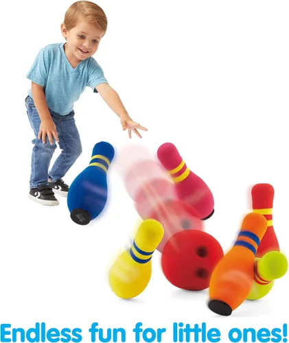 Vista 2 de Kidoozie Juego de bolos de seis pines