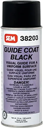 Vista 3 de Revestimiento de guía SEM 38203, color negro de 12 oz