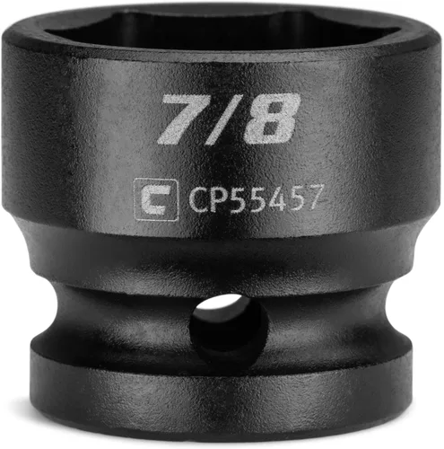 Vista 19 de Capri Tools Dado de impacto corto de 1 pulgada, transmisión de 1/2 pulgada, 6 puntos, SAE