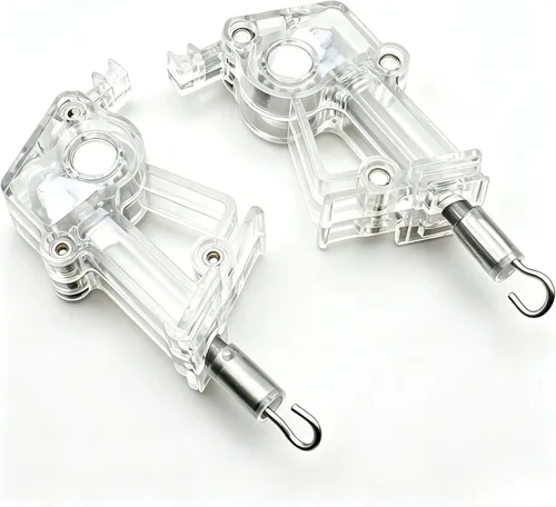 Vista 3 de Varita de carril alto Tilter 4pcs universal cuadrado en forma de engranaje varita Tilter alto riel persianas piezas