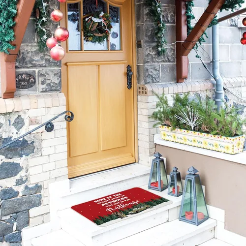 Vista 7 de Decoraciones de Christmas Vacation, Tapete Divertido de Bienvenida para Fiestas, Regalos de Mercancía de Christmas Vacation de la Familia Griswold