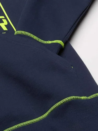Vista 2 de Oakley Sudadera con capucha Overlock para hombre tela mezclada de algodón interior de forro polar suéteres para hombre sudadera con capucha