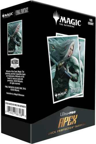 Vista 2 de Ultra PRO - Fundas Protectoras Final Fantasy x Universes Beyond Cloud, Soldado Ex-105ct APEX para Magic: The Gathering Accesorios para Juego