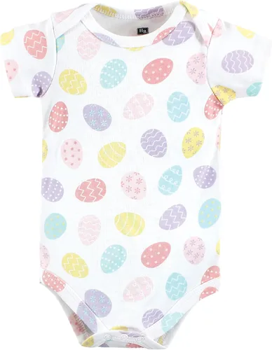 Vista 335 de Hudson Baby baby-girls Cotton Bodysuits 3-pack