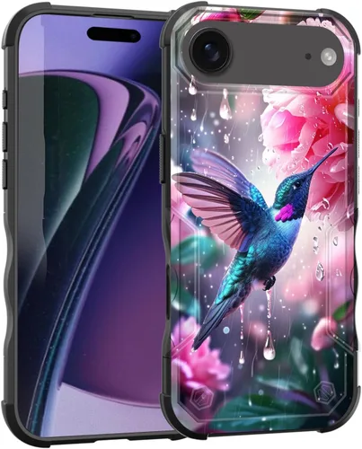 Vista 203 de Funda para iPhone Air, [doble capa] [protección contra caídas de grado militar de 10 pies] Funda resistente a prueba de golpes para iPhone Air