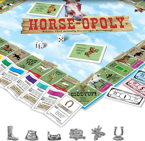 Vista 7 de Late For The Sky Horse-Opoly Juego de mesa (versión en inglés)