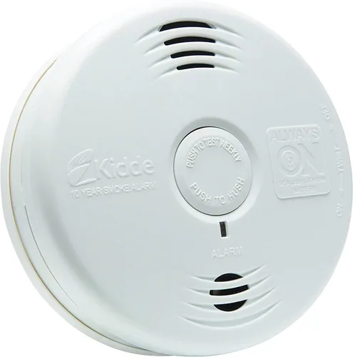 Vista 7 de Kidde Detector de humo, batería de 10 años, alarma de humo con sensor fotoeléctrico, blanco