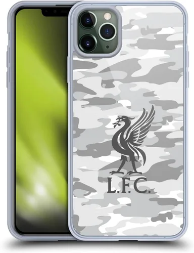 Vista 182 de Head Case Designs Funda de gel con licencia oficial del Liverpool Football Club Away Colourways Crest Camou [protección de grado militar] compatible