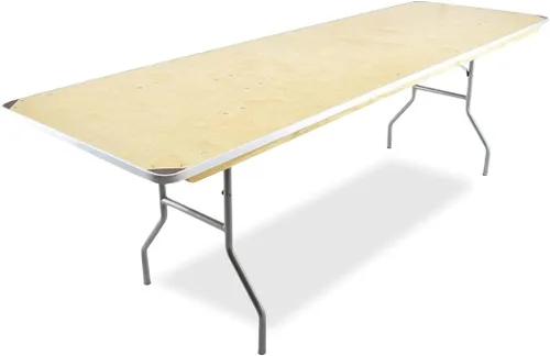Vista 8 de EventStable TitanPRO Mesa plegable de madera de abedul, 6 pies x 30