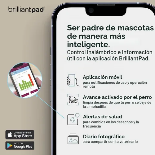 Vista 7 de BrilliantPad Orinal inteligente autolimpiante para perros