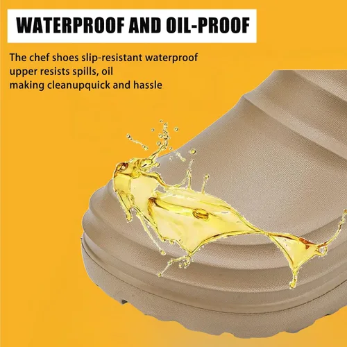Vista 3 de Armadillo Zuecos para mujeres y hombres, zapatos de chef Armadillo, zuecos cómodos antideslizantes, zapatos de chef para mujeres y enfermeras