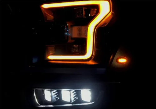Vista 3 de Kit de luces antiniebla LED rígidas todoterreno para F150 Raptor 2017-2020